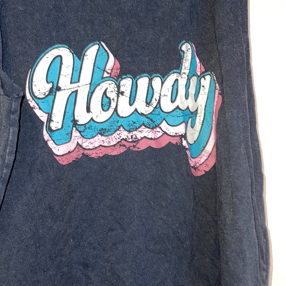 NWOT Vintage Style “howdy” tank top